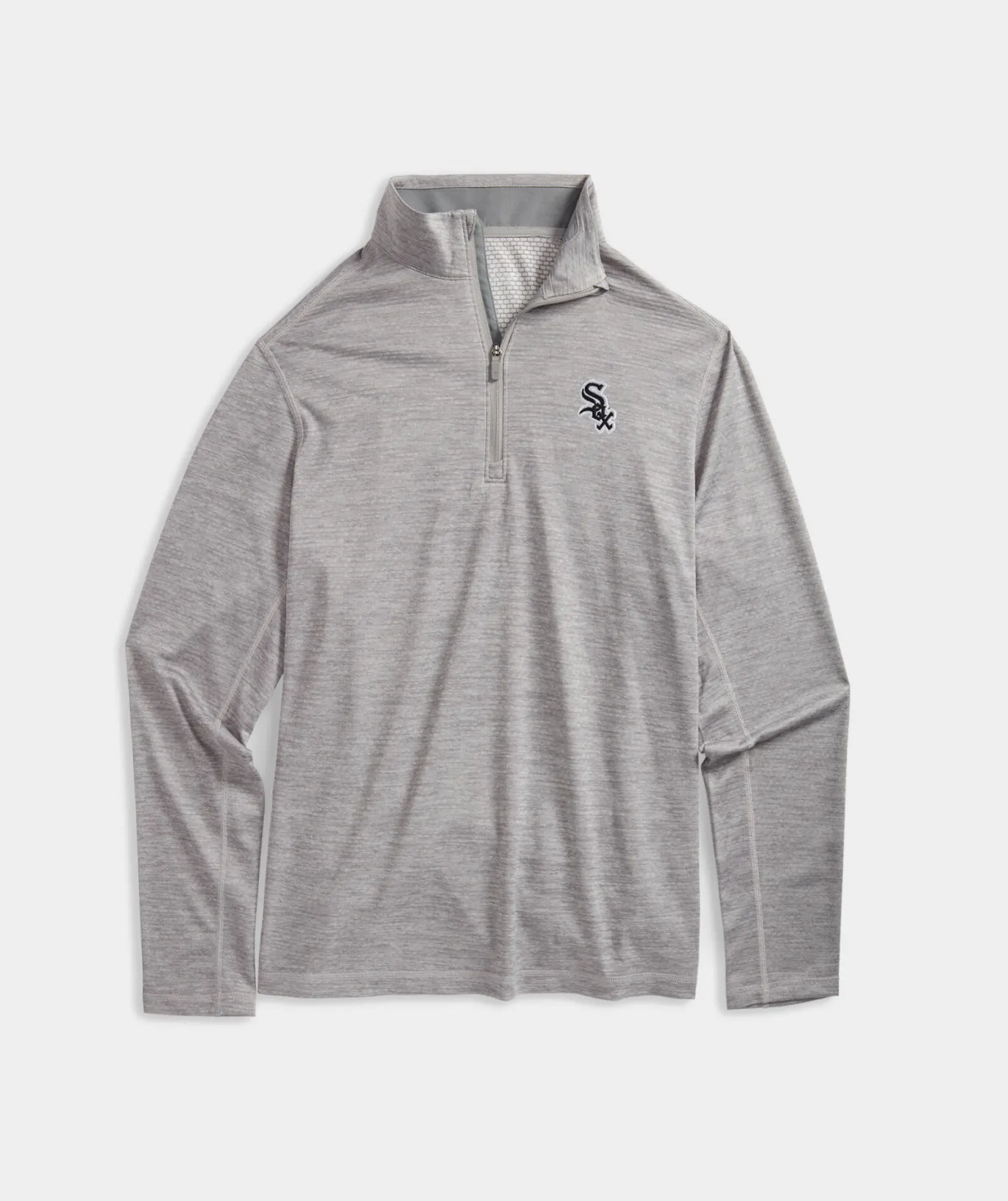 Vineyard Vines Arizona Cardinals Mountain Sweater Fleece Vest Grey Heather Hot