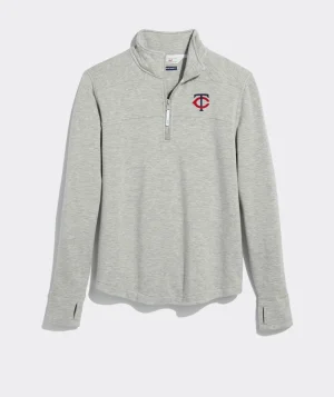 Vineyard Vines Auburn University Sankaty Quarter-Zip Jost Van White Discount