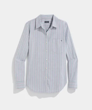 Vineyard Vines Bayview Oxford Button-Down Stripe - Turf Green Best