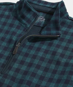 Vineyard Vines Bluffs Performance Quarter-Zip Charleston Green Clearance