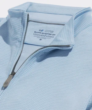 Vineyard Vines Bluffs Performance Quarter-Zip Jake Blue Best