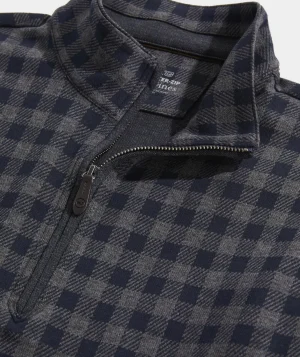 Vineyard Vines Bluffs Performance Quarter-Zip Gray Harbor Best Sale