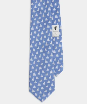 Vineyard Vines Boat Parade Silk Tie Coastline Fashion