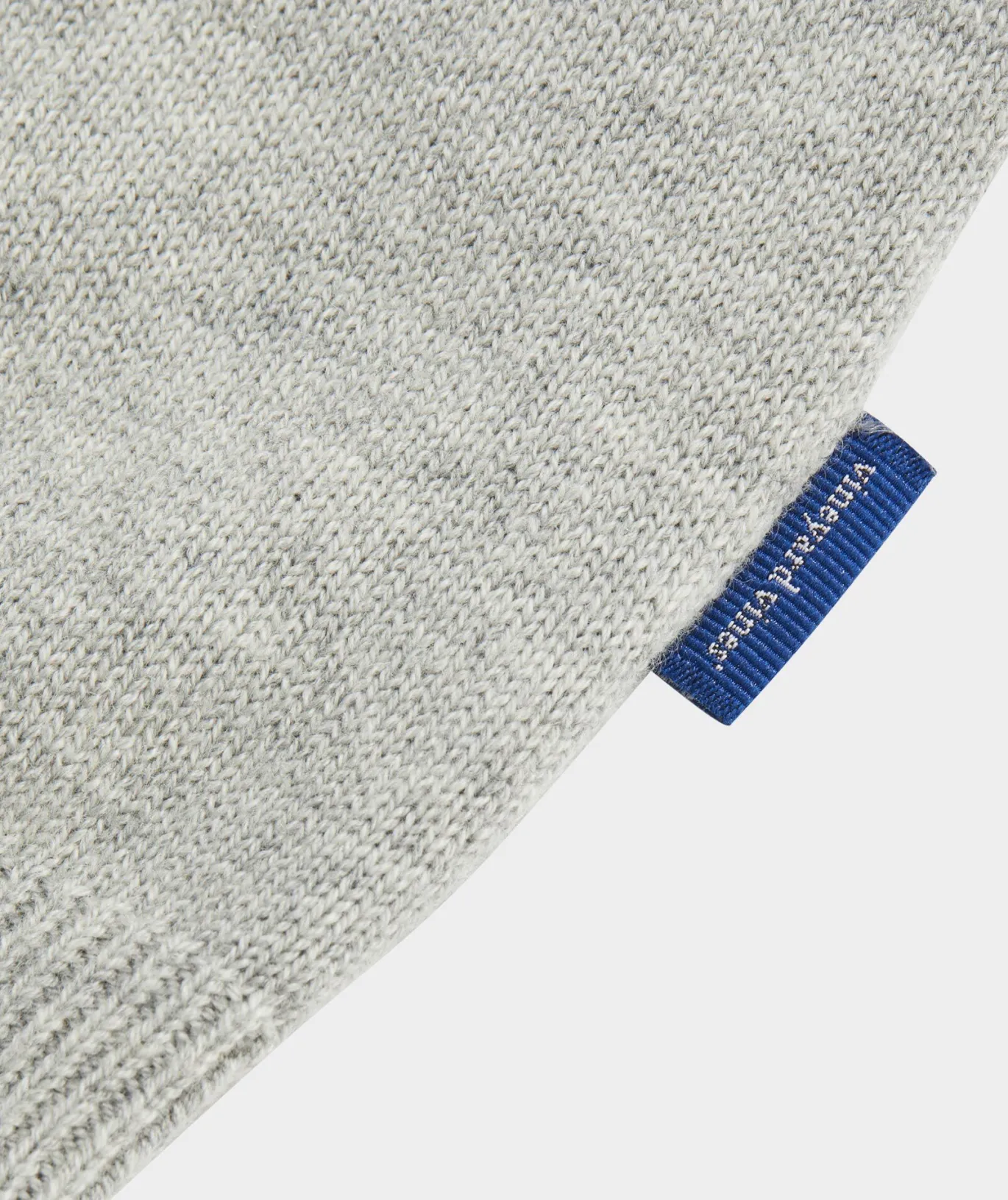 Vineyard Vines Boathouse Tipped Quarter-Zip Light Gray Heather Cheap