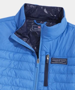 Vineyard Vines Boys’ Corduroy Puffer Vest Nautical Navy Sale