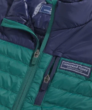 Vineyard Vines Boys’ Lightweight Packable Puffer Jacket Red Velvet Best Sale