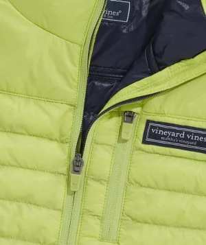 Vineyard Vines Boys’ Lightweight Packable Puffer Jacket Nautical Navy Best Sale