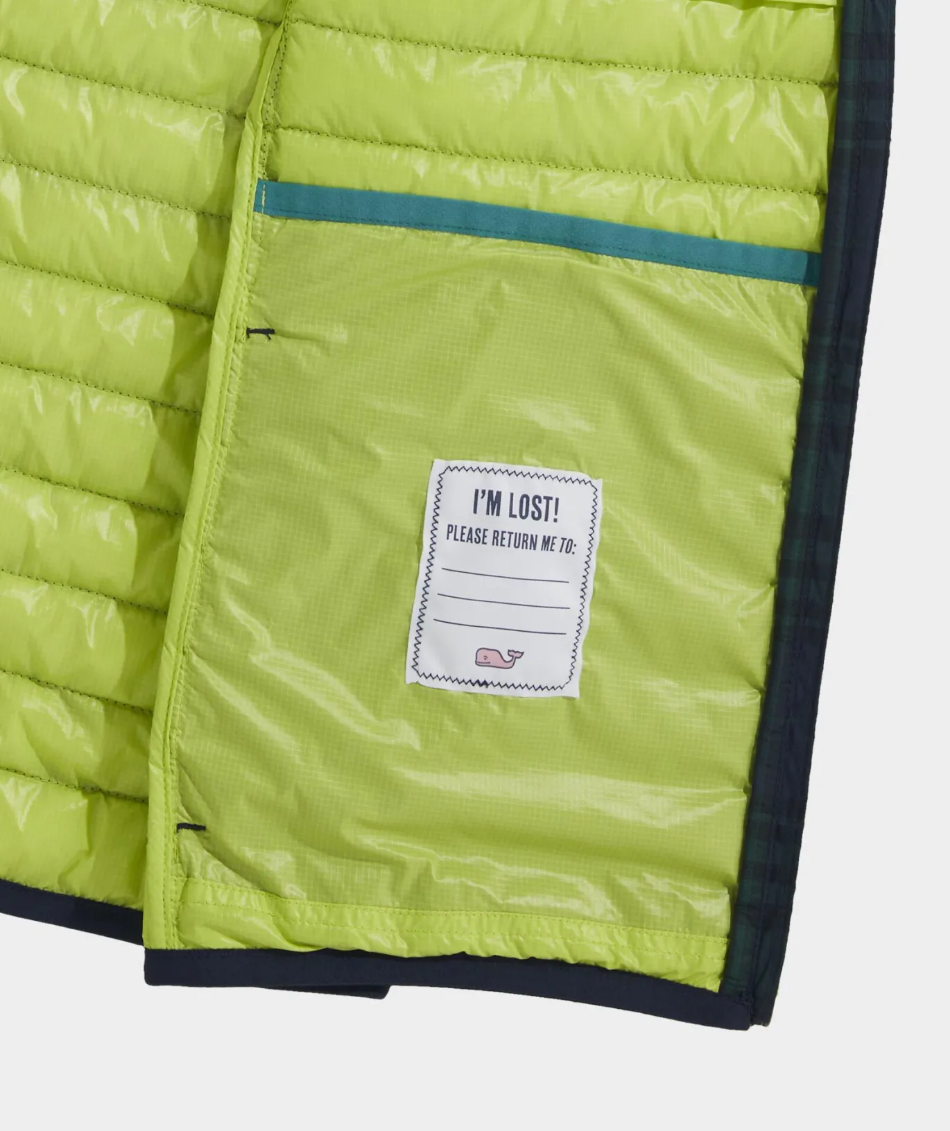 Vineyard Vines Boys’ Lightweight Packable Puffer Jacket Turf Green Sale