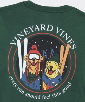 Vineyard Vines Boys' Cool Sports Fans Long-Sleeve Pocket Tee Ice Water Cheap