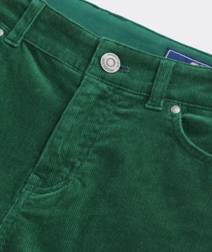 Vineyard Vines Boys' Corduroy Breaker Pants Charleston Green New