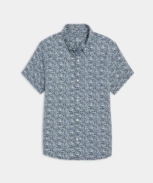Vineyard Vines Boys' Cotton Short-Sleeve Boat Parade Shirt Boat Parade Naut Nav Shop