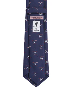 Vineyard Vines Boys' Crab Printed Tie Raspberry New