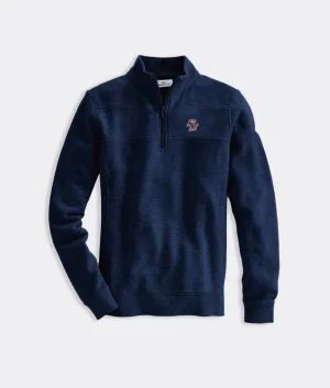 Vineyard Vines Boys' Hockey Player Long-Sleeve Harbor Performance Tee Hull Blue Heather Best