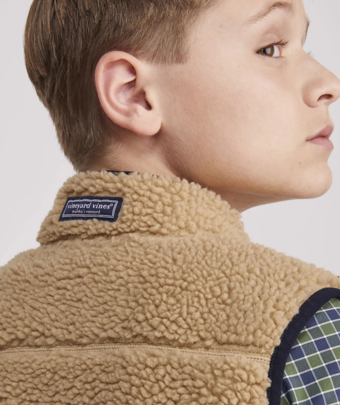 Vineyard Vines Boys' Lightweight Packable Puffer Vest Wild Lime Sale