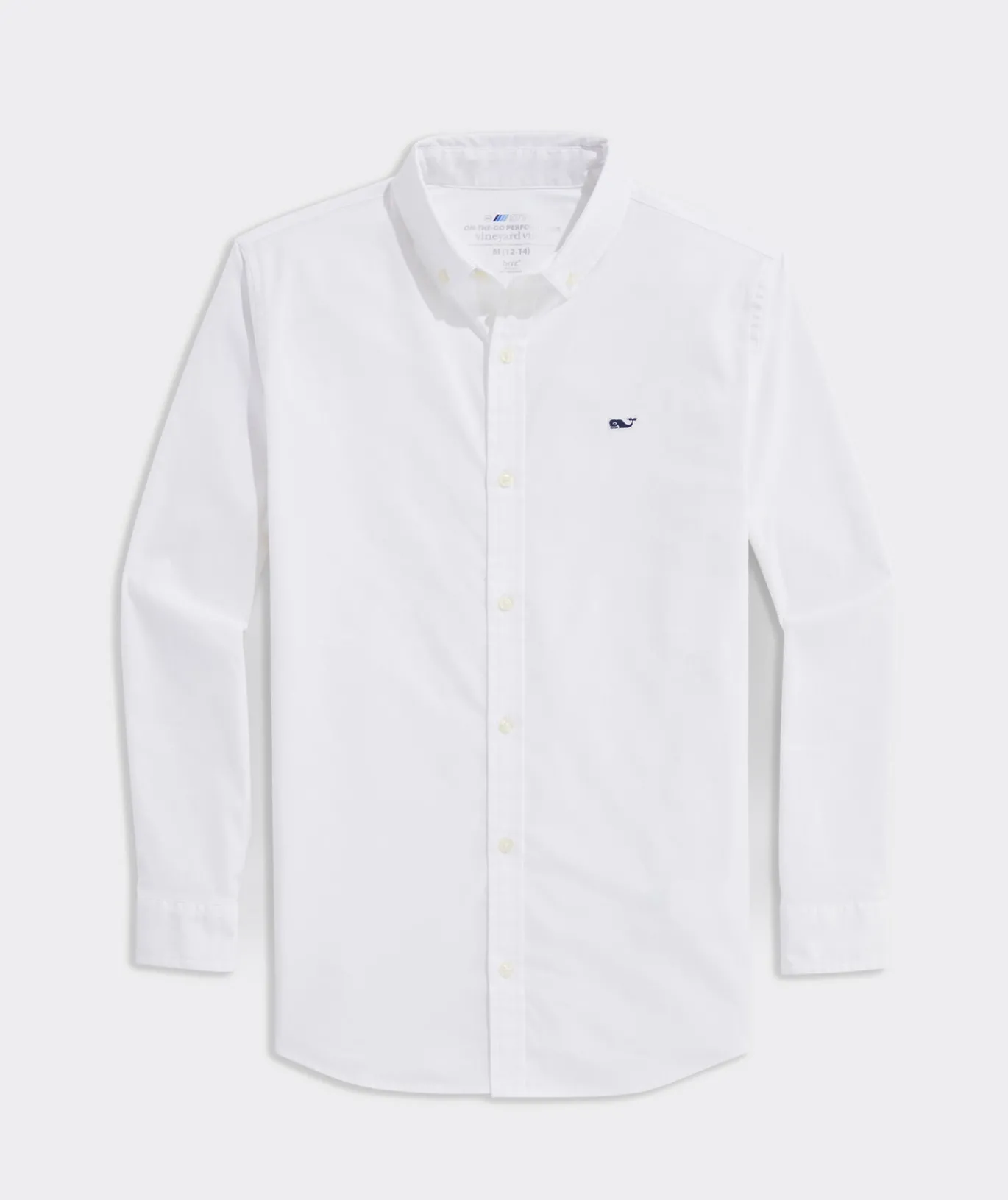 Vineyard Vines Boys' On-The-Go brrrº Solid Shirt Brrr Solids - Ocean Breeze Cheap