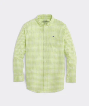 Vineyard Vines Boys' On-The-Go brrrº Solid Shirt Brrr Solids - White Cap Flash Sale