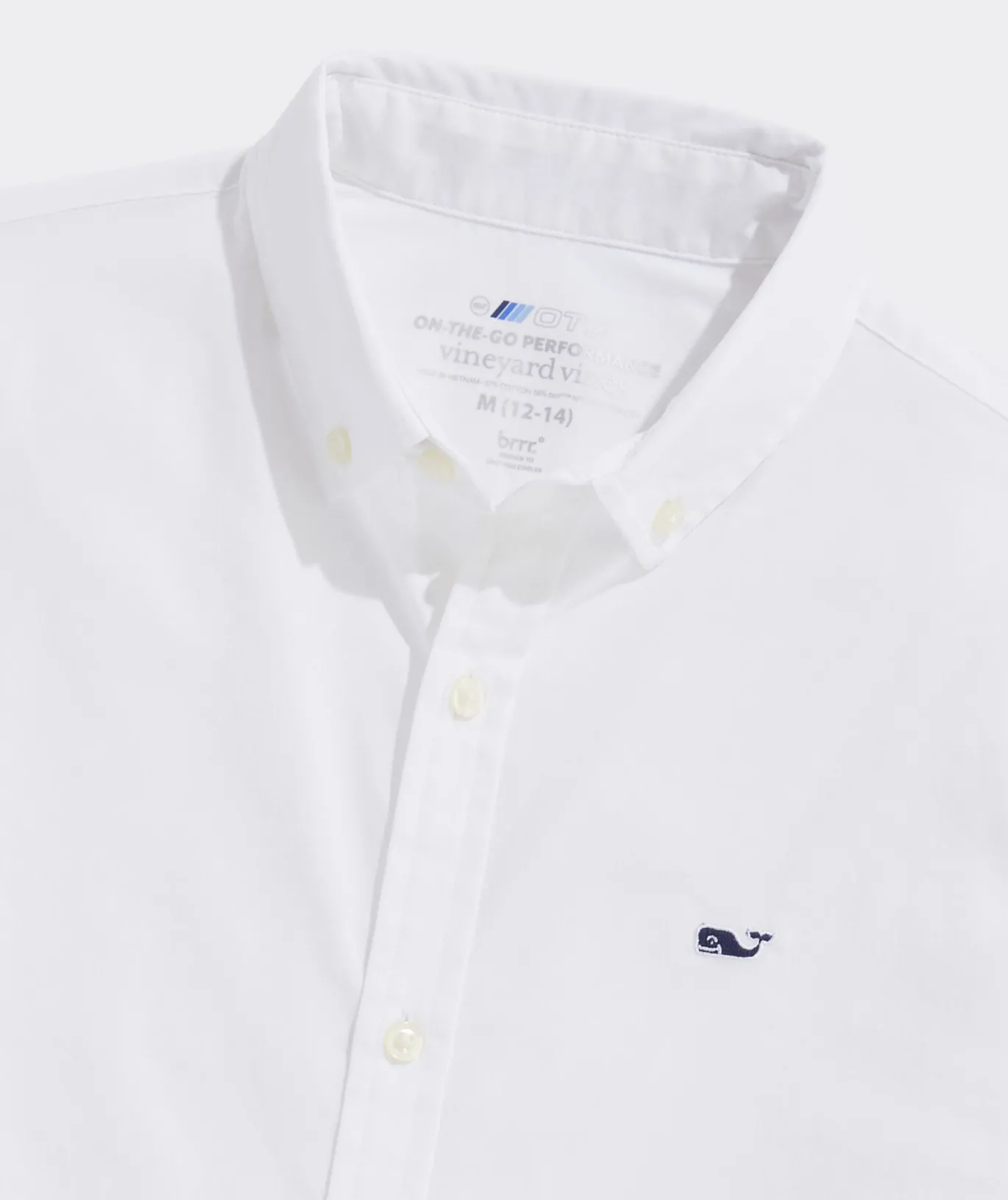 Vineyard Vines Boys' On-The-Go brrrº Solid Shirt Brrr Solids - Ocean Breeze Cheap