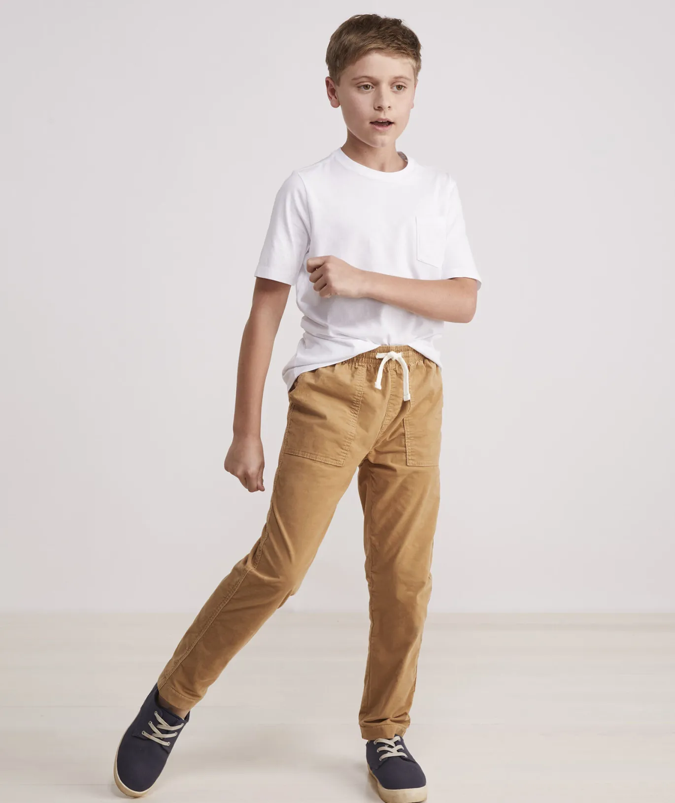 Vineyard Vines Boys' On-The-Go Canvas 5-Pocket Pants Cypress Clearance