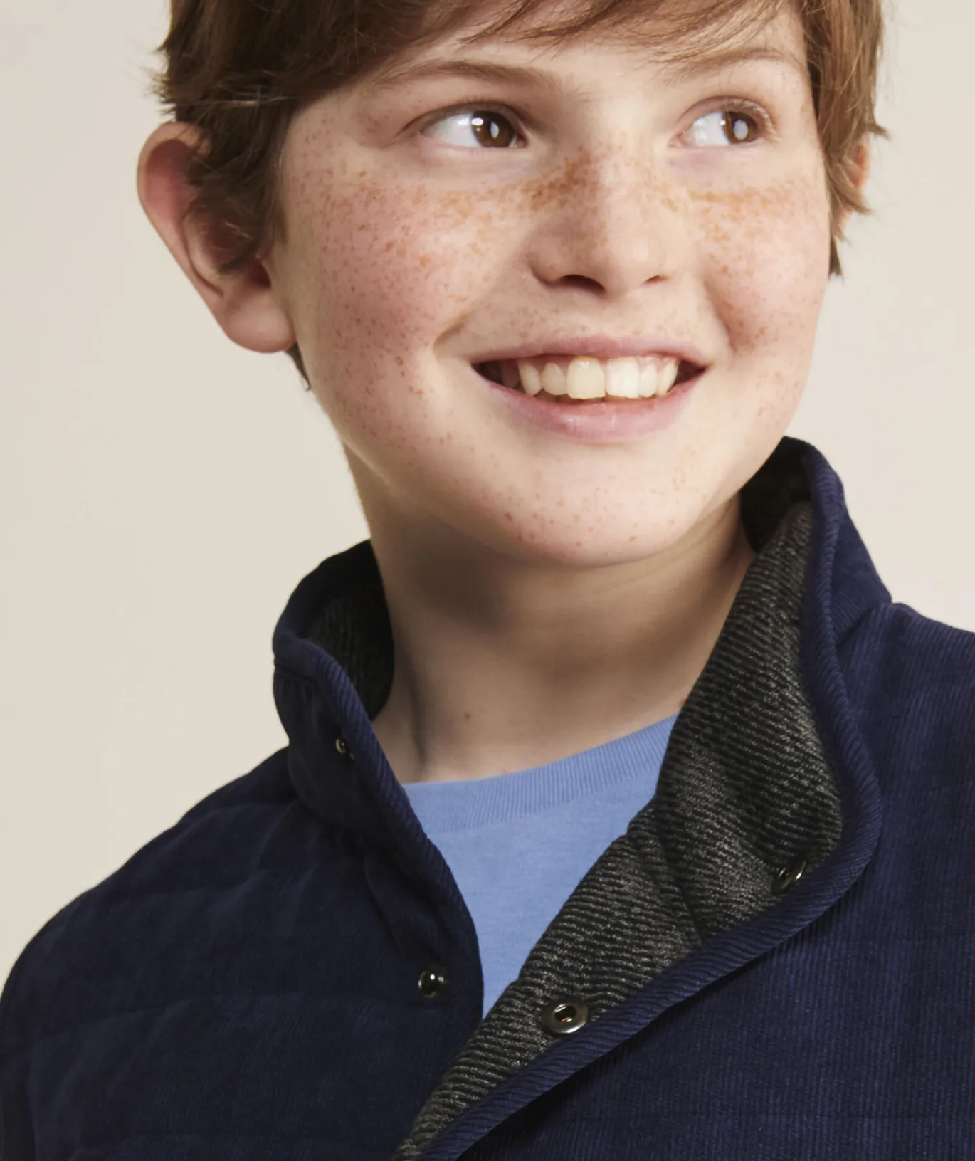 Vineyard Vines Boys' On-The-Go Packable Rain Shell Blue Blazer Cheap