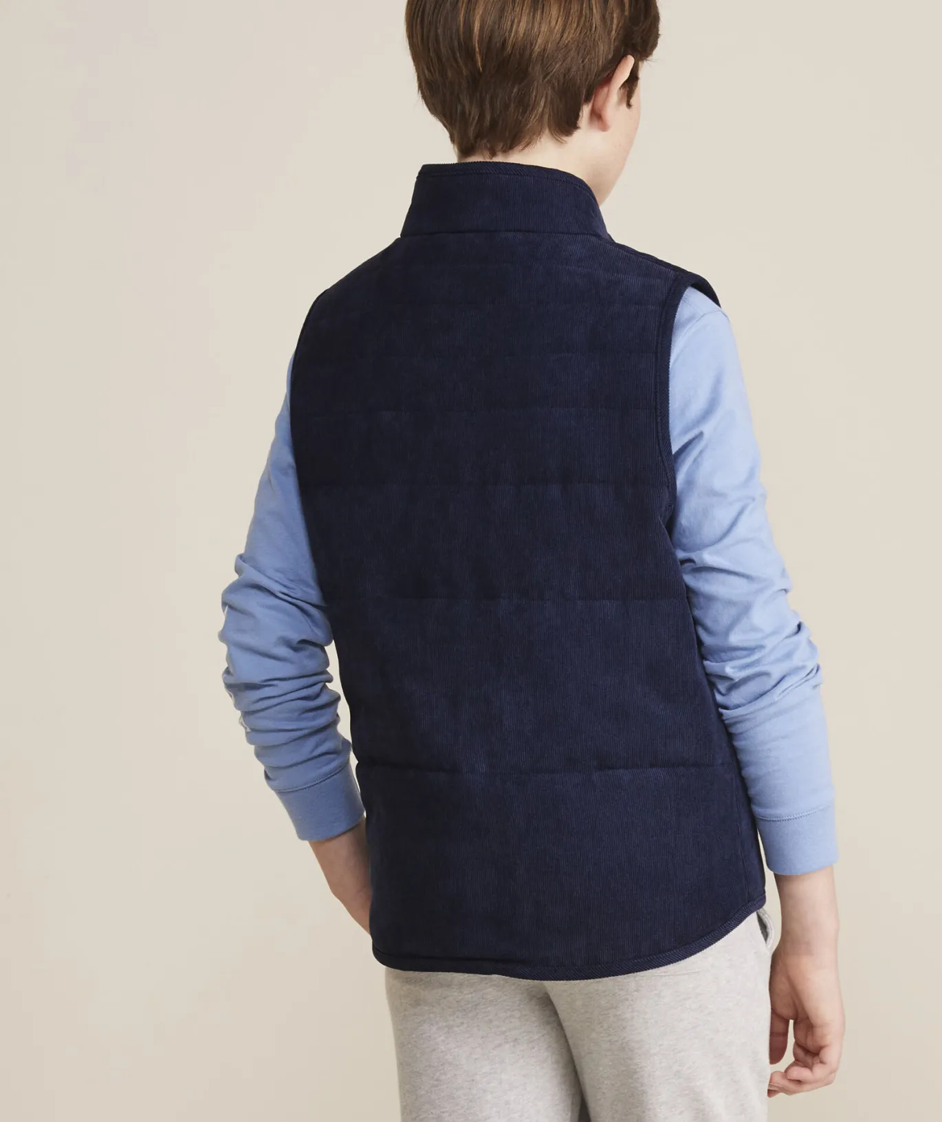 Vineyard Vines Boys' On-The-Go Packable Rain Shell Blue Blazer Cheap