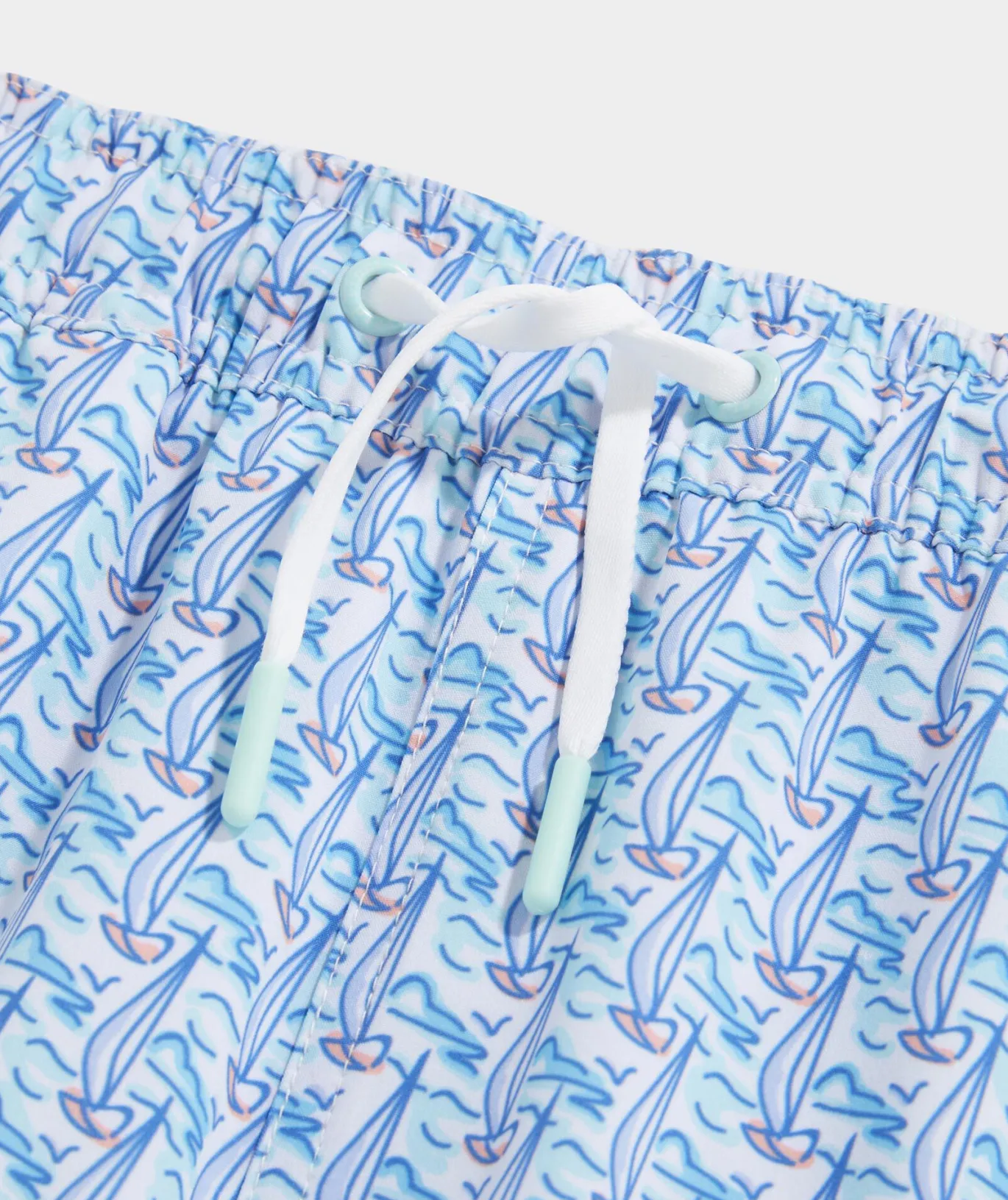 Vineyard Vines Boys' Printed Chappy Trunks Fsh oo Wtr-AntigGrn New