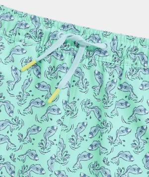 Vineyard Vines Boys' Printed Chappy Trunks Gulf Flrl Chpy Navy Shop