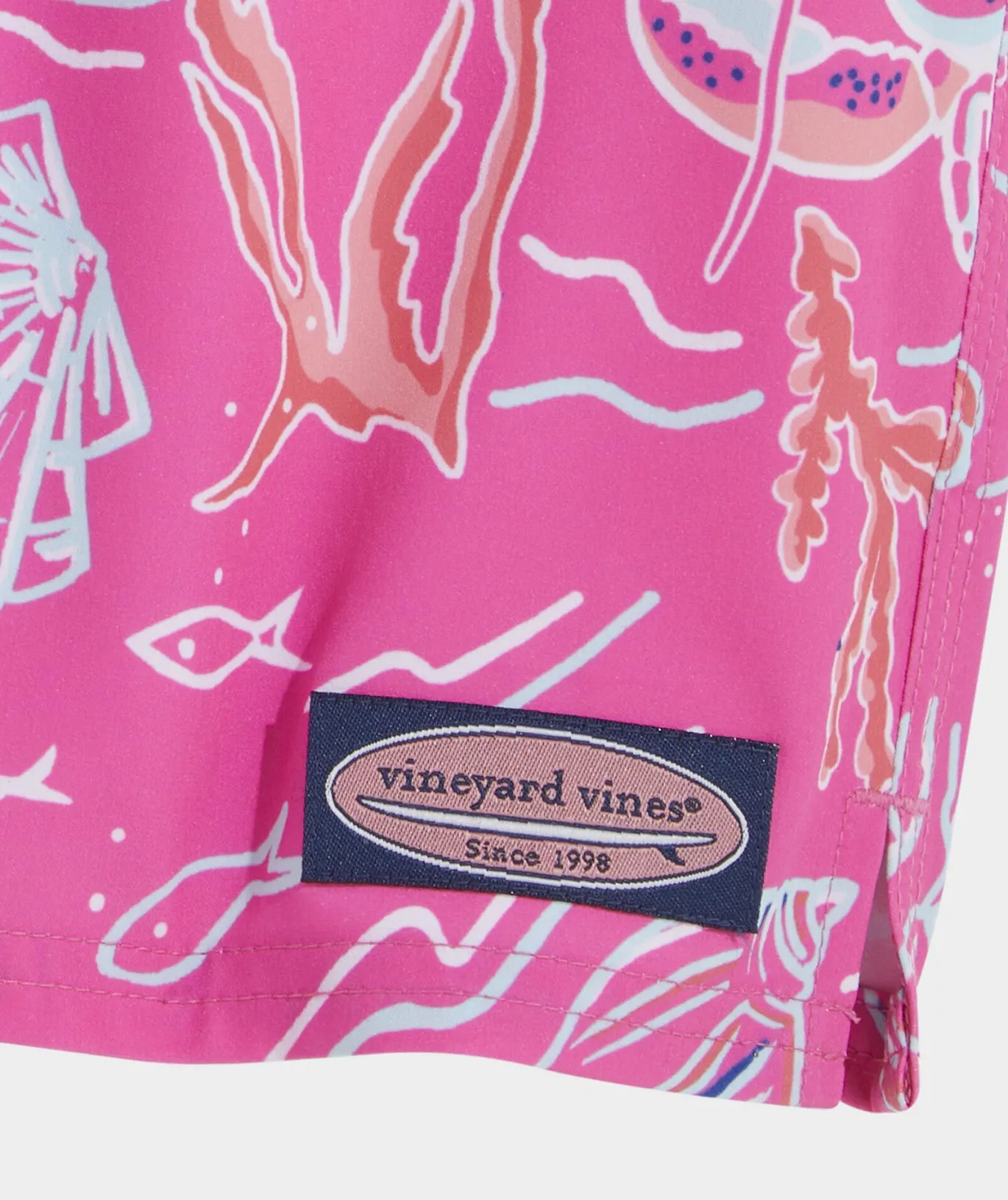 Vineyard Vines Boys' Printed Chappy Trunks BoatParade-PapaPunch Hot