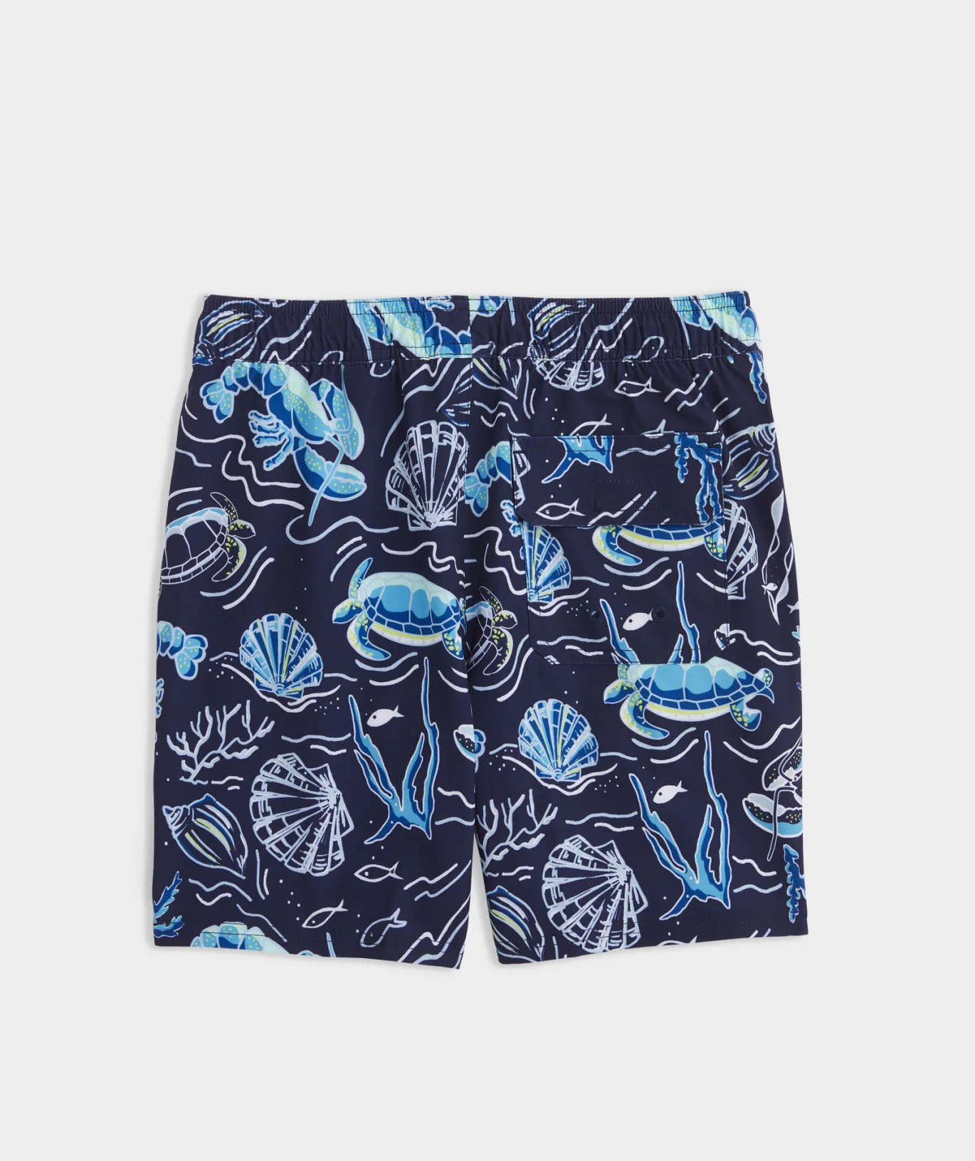Vineyard Vines Boys' Printed Chappy Trunks Whale Naut Navy Cheap