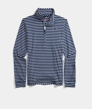 Vineyard Vines Boys' Printed Sankaty Polo Sea Icons - White Cap Clearance