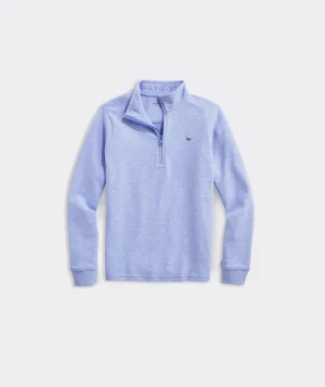 Vineyard Vines Boys' Saltwater Quarter-Zip Sailors Red Shop