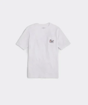 Vineyard Vines Boys' Sea Life Whale Fill Short-Sleeve Pocket Tee Keel Blue Store