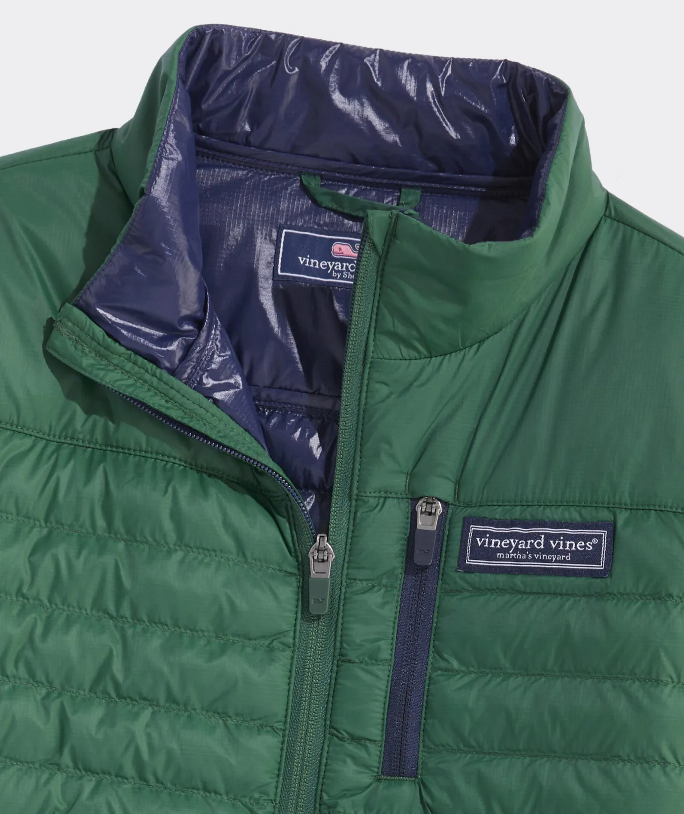 Vineyard Vines Boys' Sherpa SuperShep™ Full-Zip Nautical Navy Store