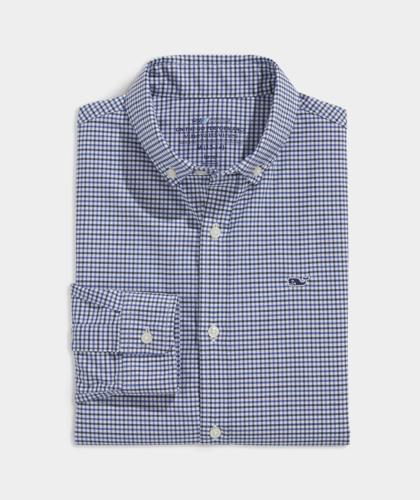 Vineyard Vines Boys' Stretch Flannel Plaid Shirt Pld Turf Green Clearance