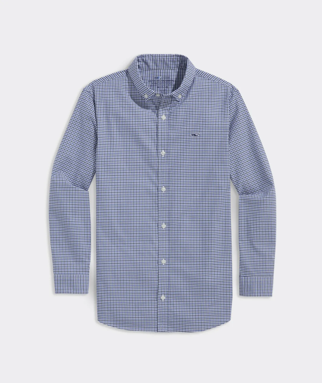 Vineyard Vines Boys' Stretch Flannel Plaid Shirt Pld Turf Green Clearance