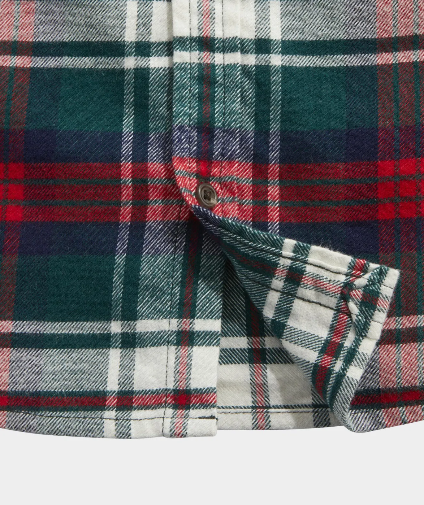 Vineyard Vines Boys' Stretch Flannel Tartan Shirt Red Velvet 2 Store