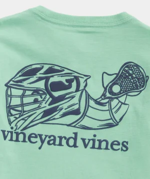 Vineyard Vines Boys' Vintage Whale Garment-Dyed Long-Sleeve Pocket Tee Gray Harbor Hot