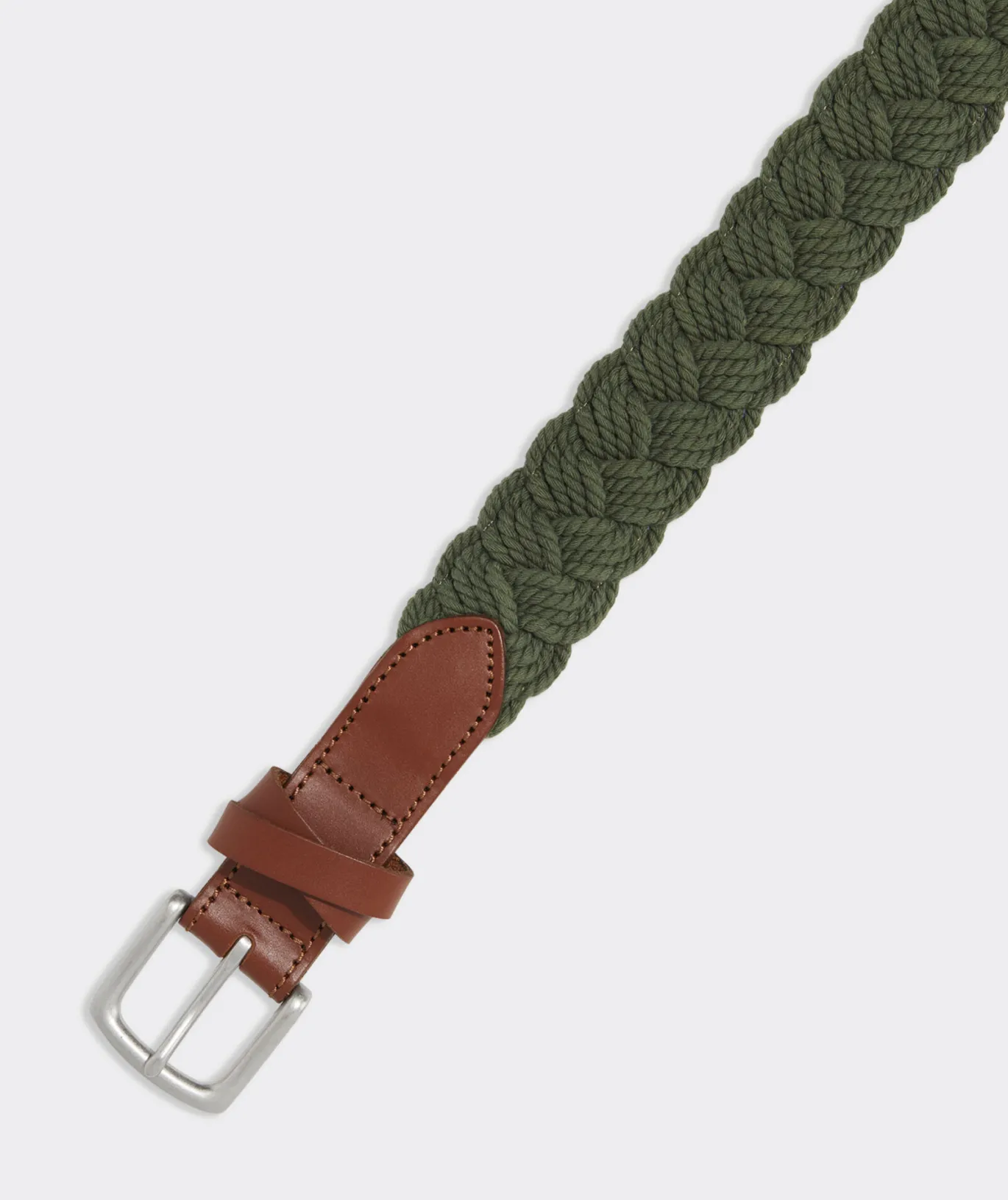 Vineyard Vines Braided Rope Belt Cypress Cheap