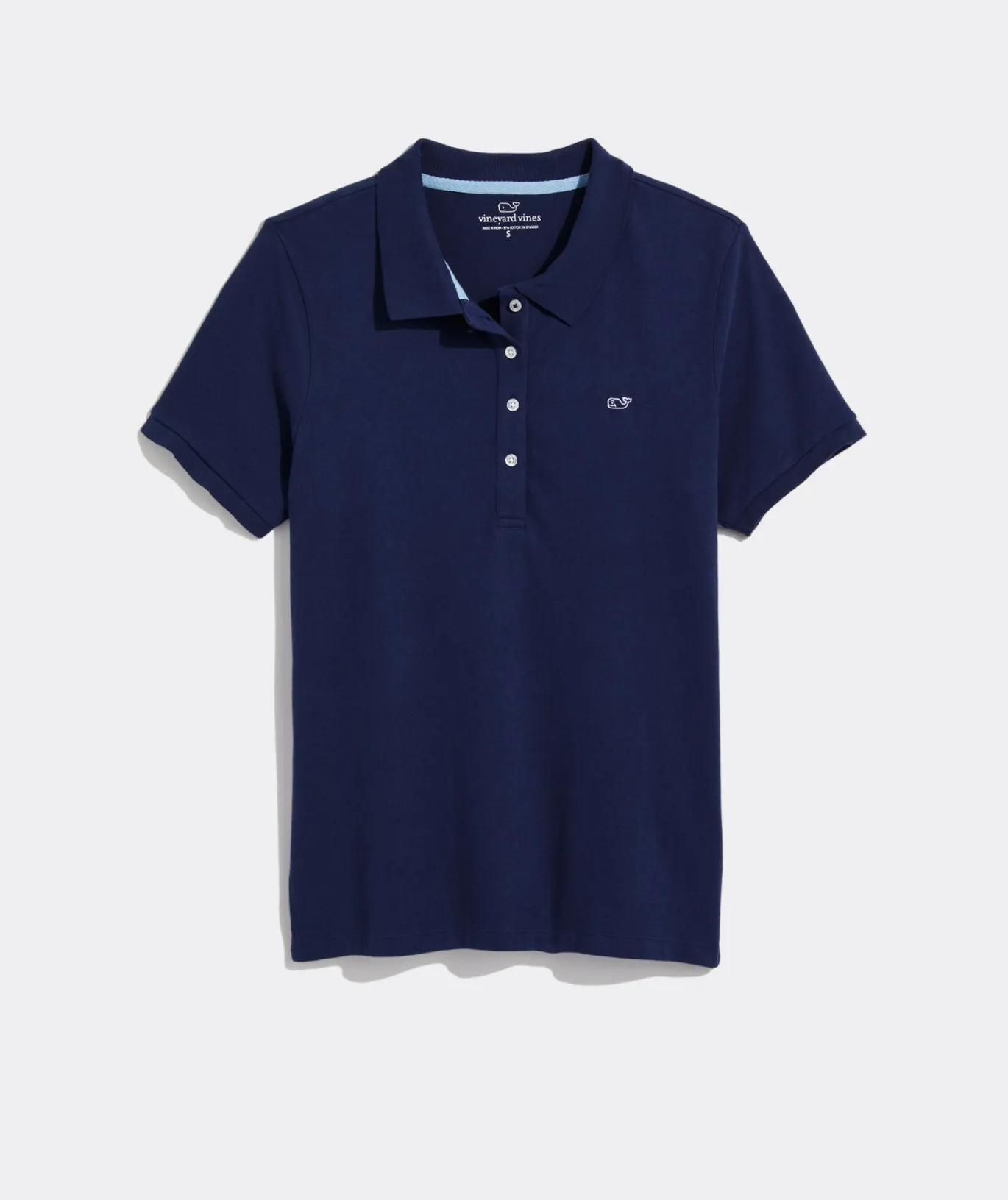 Vineyard Vines Breton Stripe Heritage Polo Hull Blue Flash Sale