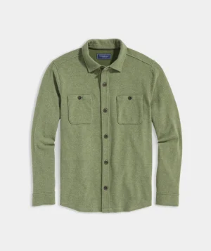 Vineyard Vines Calmwater Shirt Jacket Cypress Flash Sale