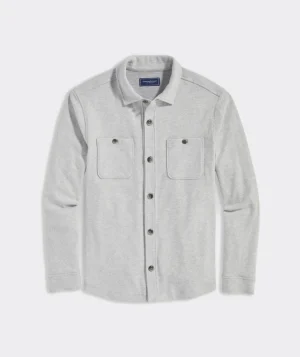 Vineyard Vines Calmwater Shirt Jacket Ultimate Gray Best Sale