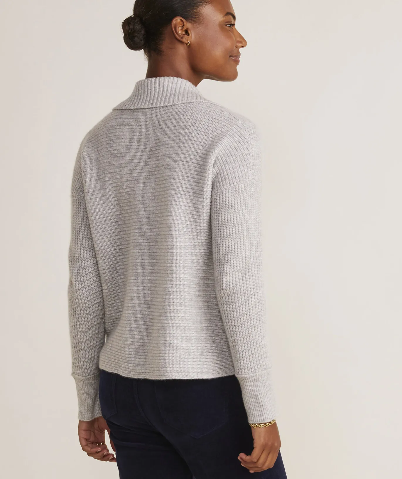Vineyard Vines Cashmere Cable Shine Crewneck Sweater Mist Green Fashion