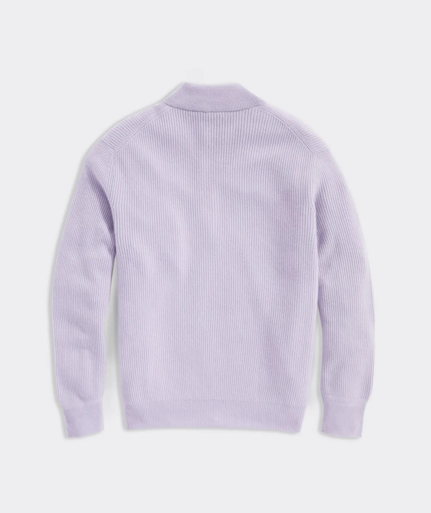 Vineyard Vines Cashmere Fisherman Rib Quarter-Zip Sweater Iris Cheap
