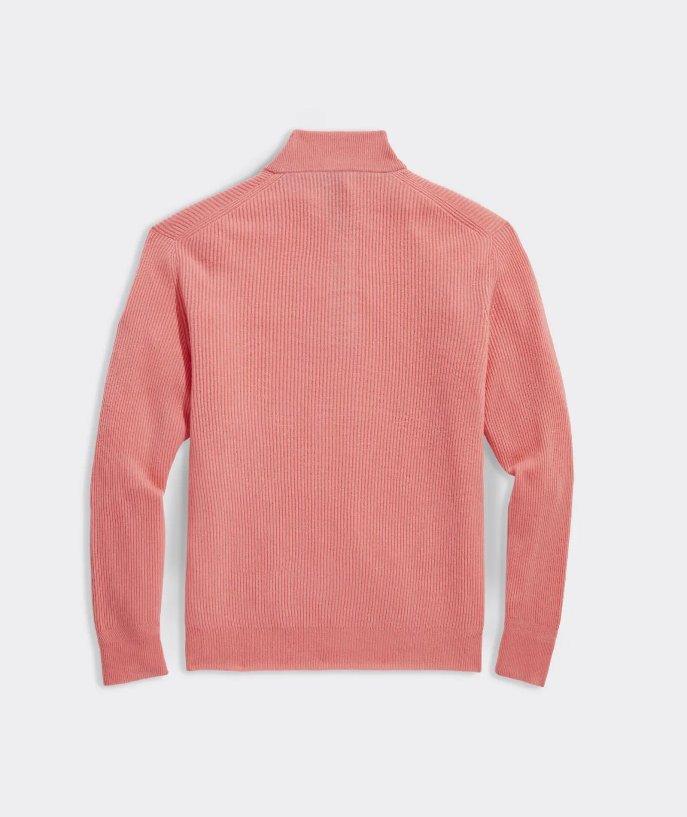 Vineyard Vines Cashmere Fisherman Rib Quarter-Zip Sweater Cayman Sale
