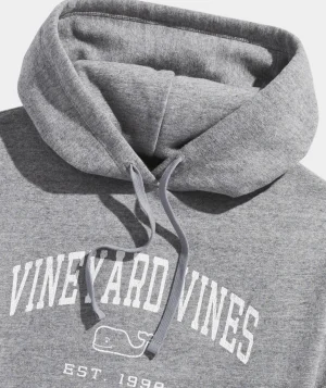 Vineyard Vines Clean Fleece Graphic Hoodie Grey Heather Store