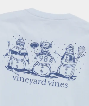 Vineyard Vines Cool Sports Fans Long-Sleeve Pocket Tee Ice Water Clearance