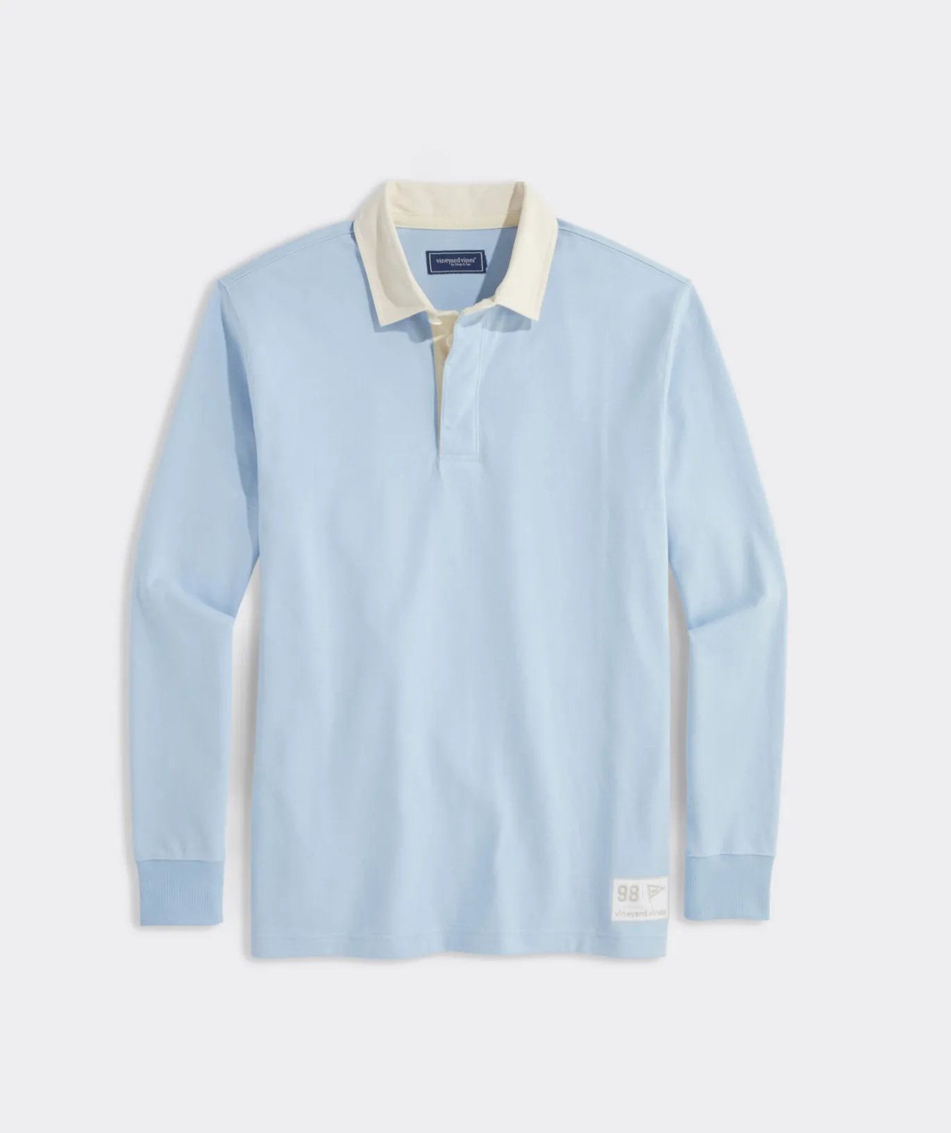 Vineyard Vines Cotton Rugby Shirt Jake Blue Best