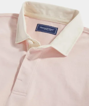 Vineyard Vines Cotton Rugby Shirt Strawberry Cream Sale