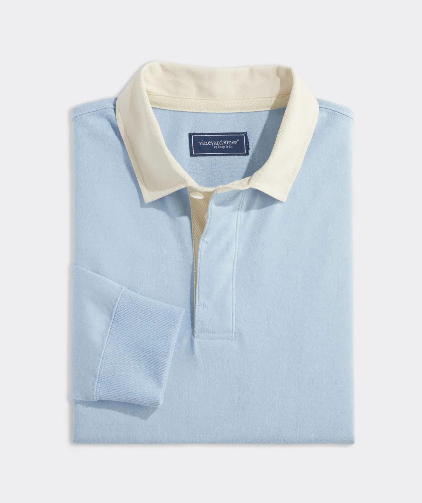 Vineyard Vines Cotton Rugby Shirt Jake Blue Best