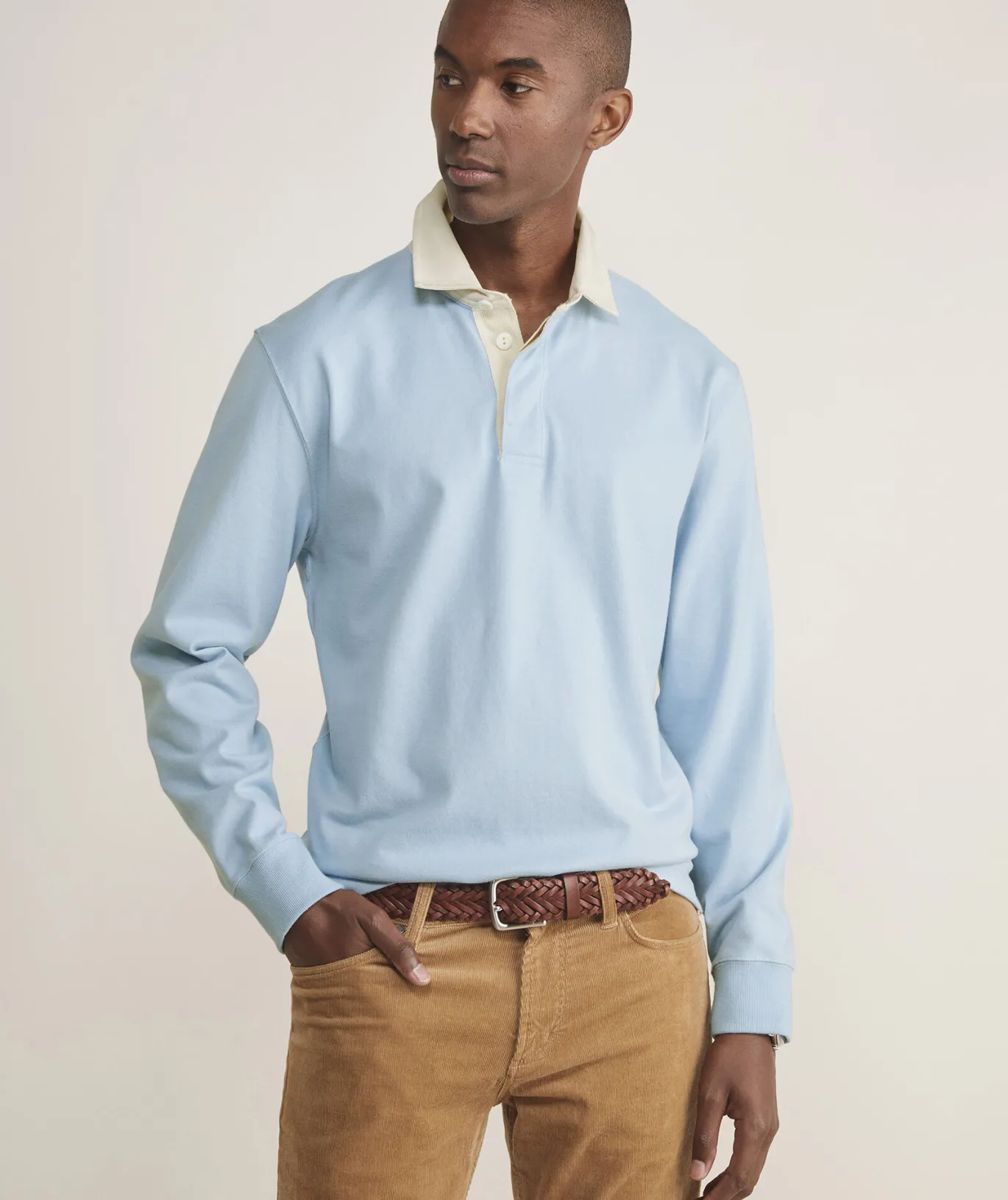 Vineyard Vines Cotton Rugby Shirt Jake Blue Best