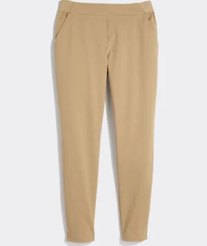 Vineyard Vines Crop Flare Ponte Pants Blackwatch Pink Pop Cheap